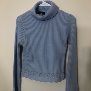 Soft Blue Turtleneck